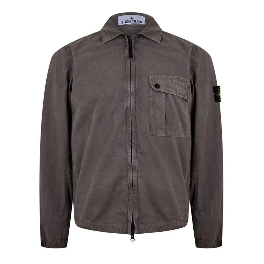 Stone Island Overshirt Old Effect - Grey